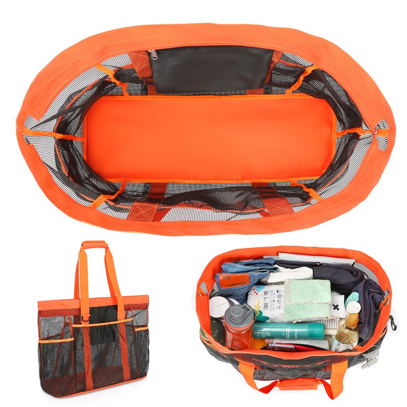 大号旅行手提包轻便可折叠沙滩包